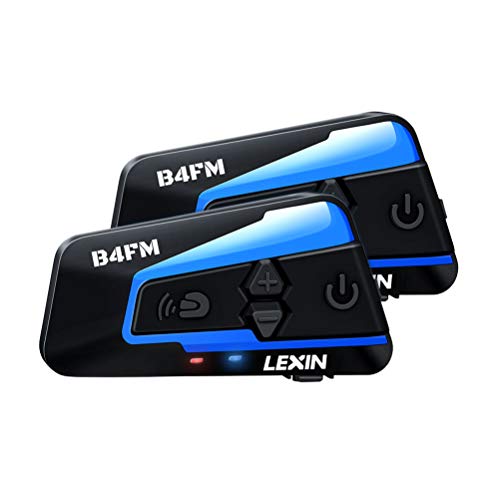 LEXIN 2X B4FM Intercom Moto Duo pour 2 Casques, Kit Main Libre Moto  Bluetooth avec Radio FM, 1-10 Motards Systèmes Communication Partage de  Musique, Oreillette Bluetooth pour Casque Moto/Motoneige en destockage et