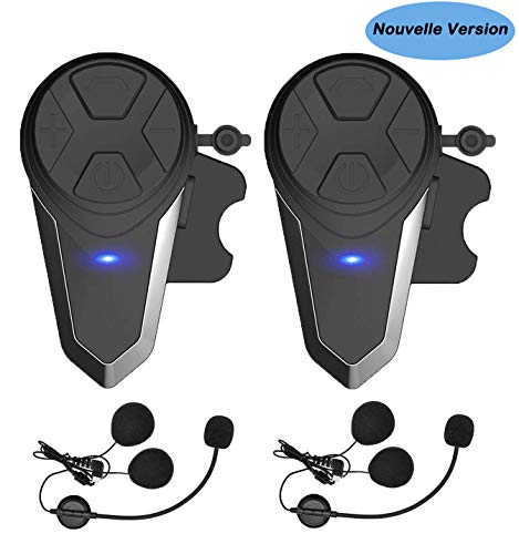 Avis sur : Oreillette Bluetooth pour Moto, Thokwok Kit Main Libre Moto 2 x BT-S3